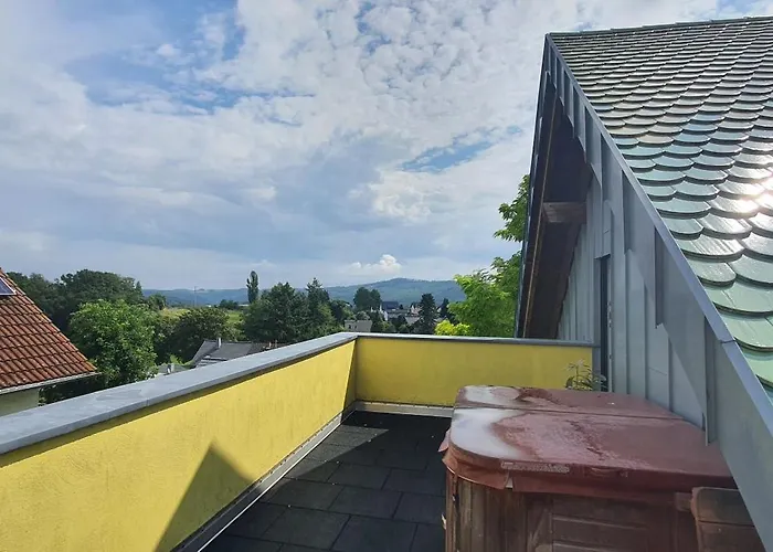 Greenheart - Sauna, Terrasse, Bbq, Fernsicht, Kamin * Horbach (Westerwaldkreis)